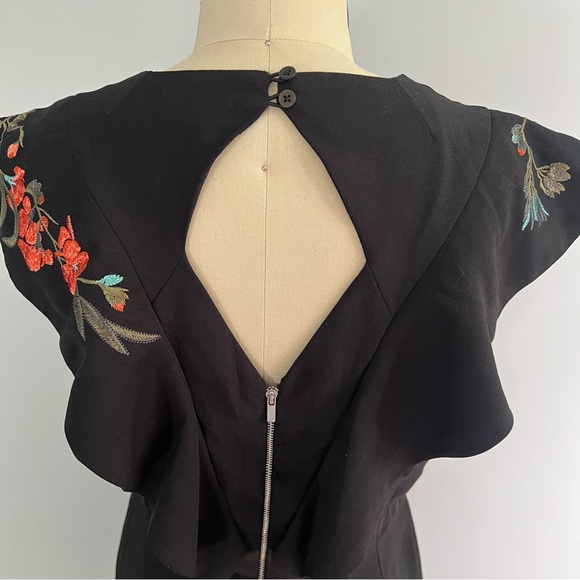 ABS Collection Floral Ruffle Dress - Picture 4 of 6